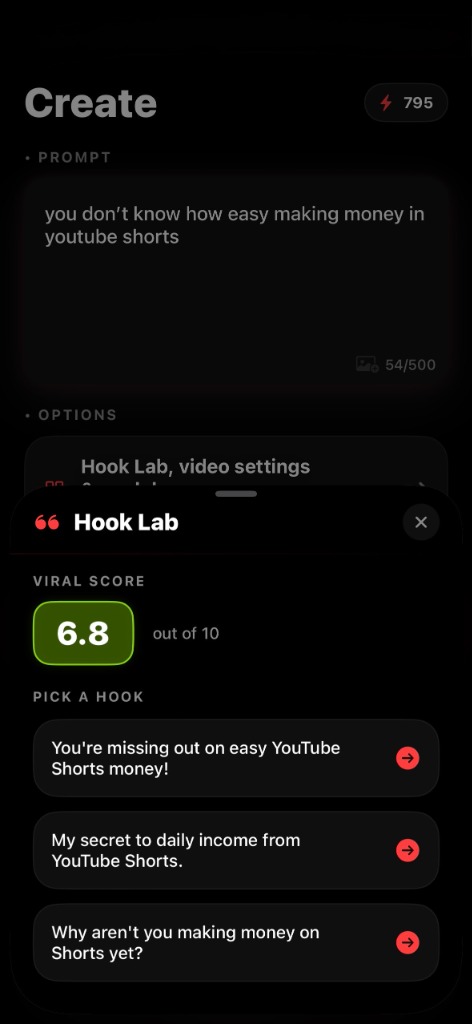 Framely Viral Score Screen